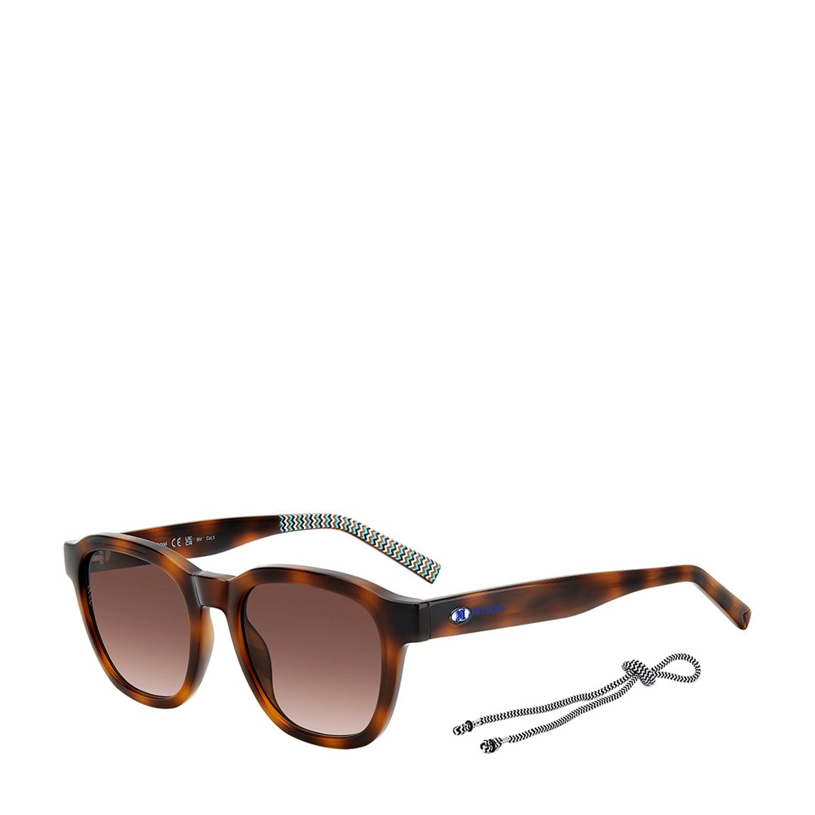 Grey Geometric Sunglasses 49mm main product photo
