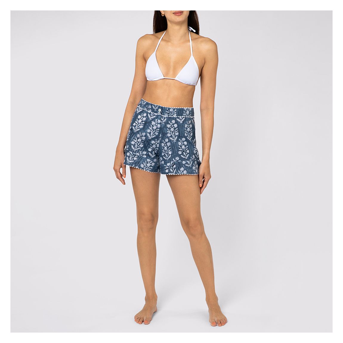 Navy Small Floral Short main product photo