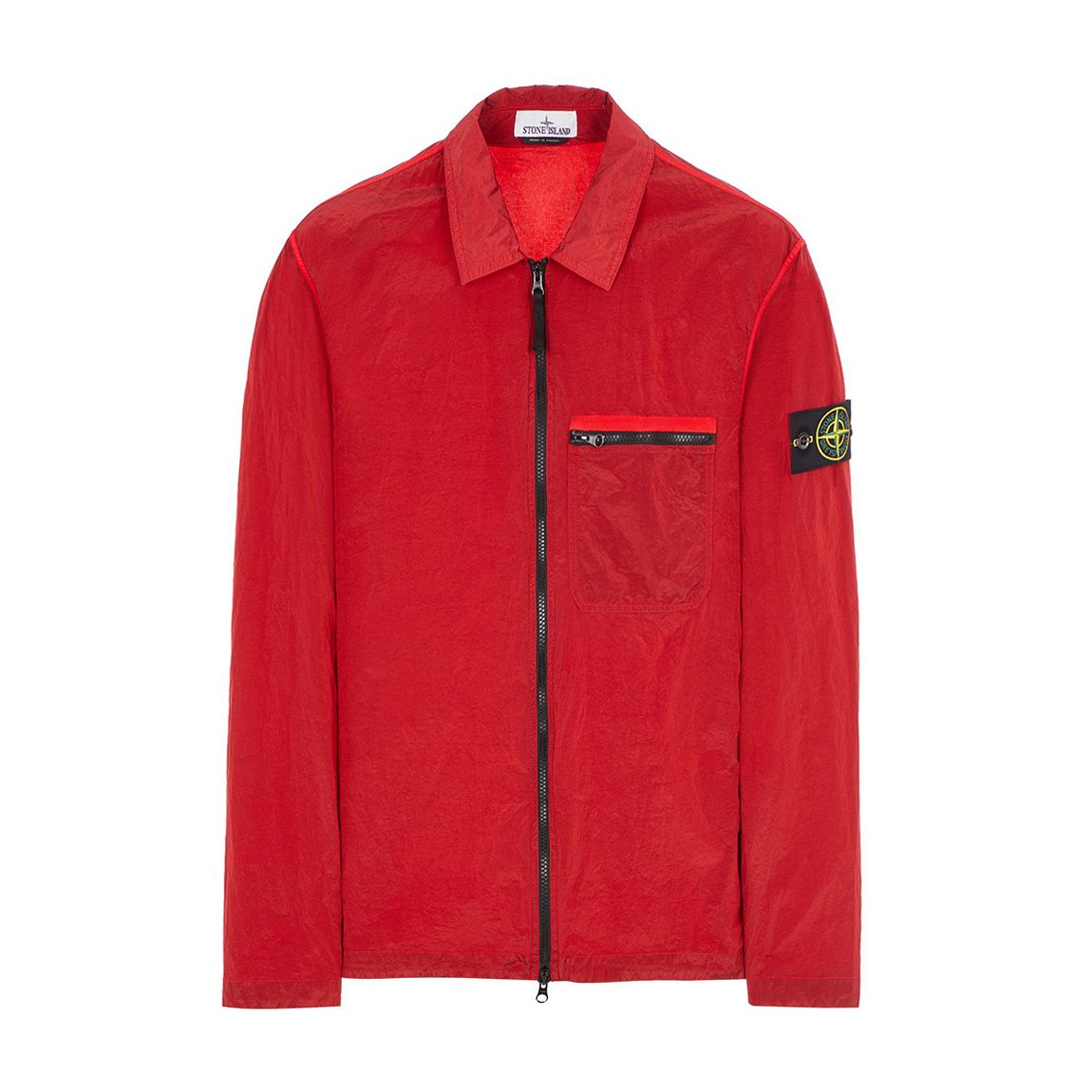 Red Nylon Regular Fit Overshirt main product photo