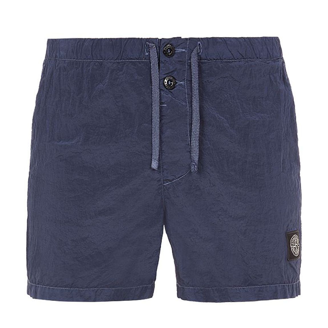Navy Nylon Slim Fit Swimming Trunks main product photo