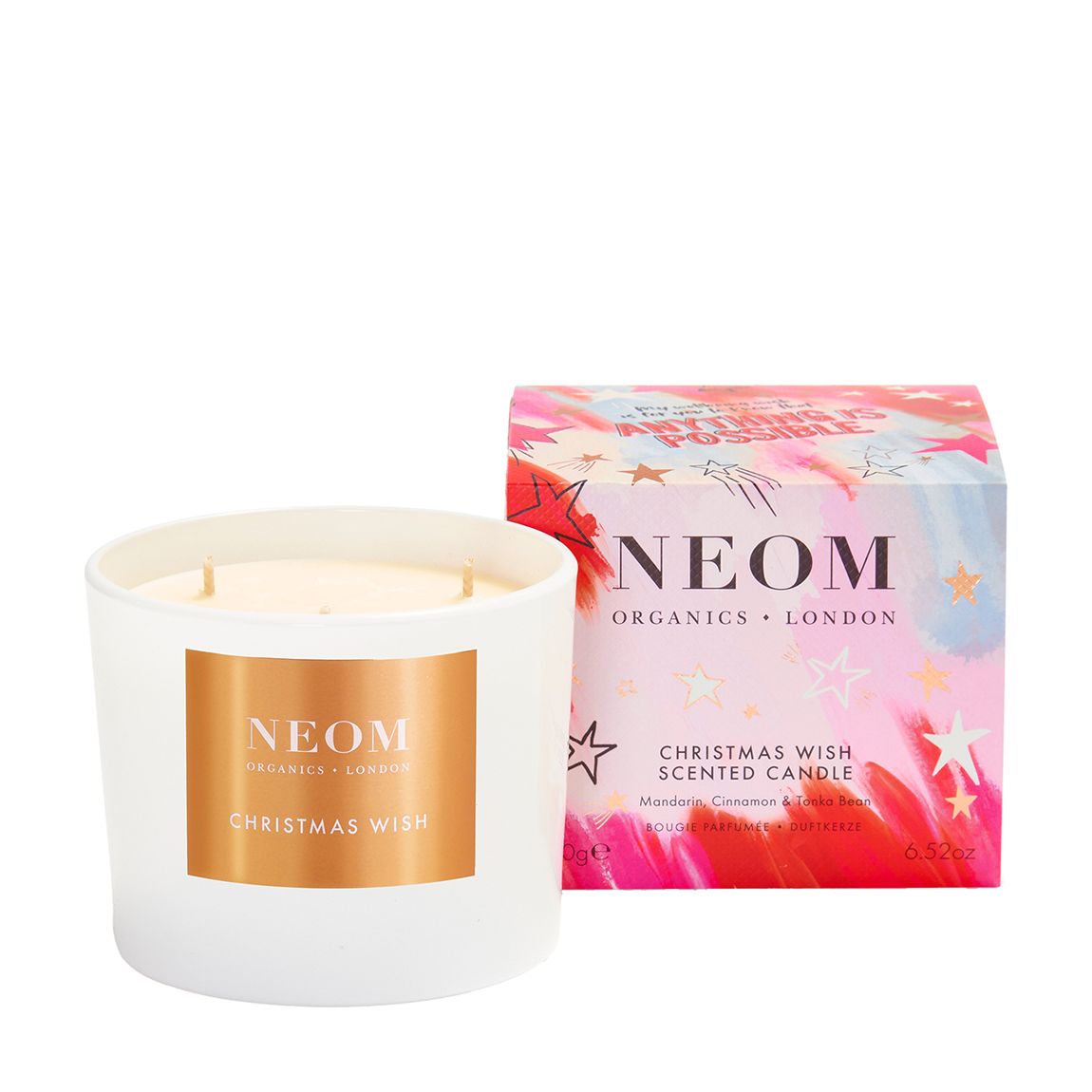 Christmas Wish 3 Wick Candle 420g main product photo