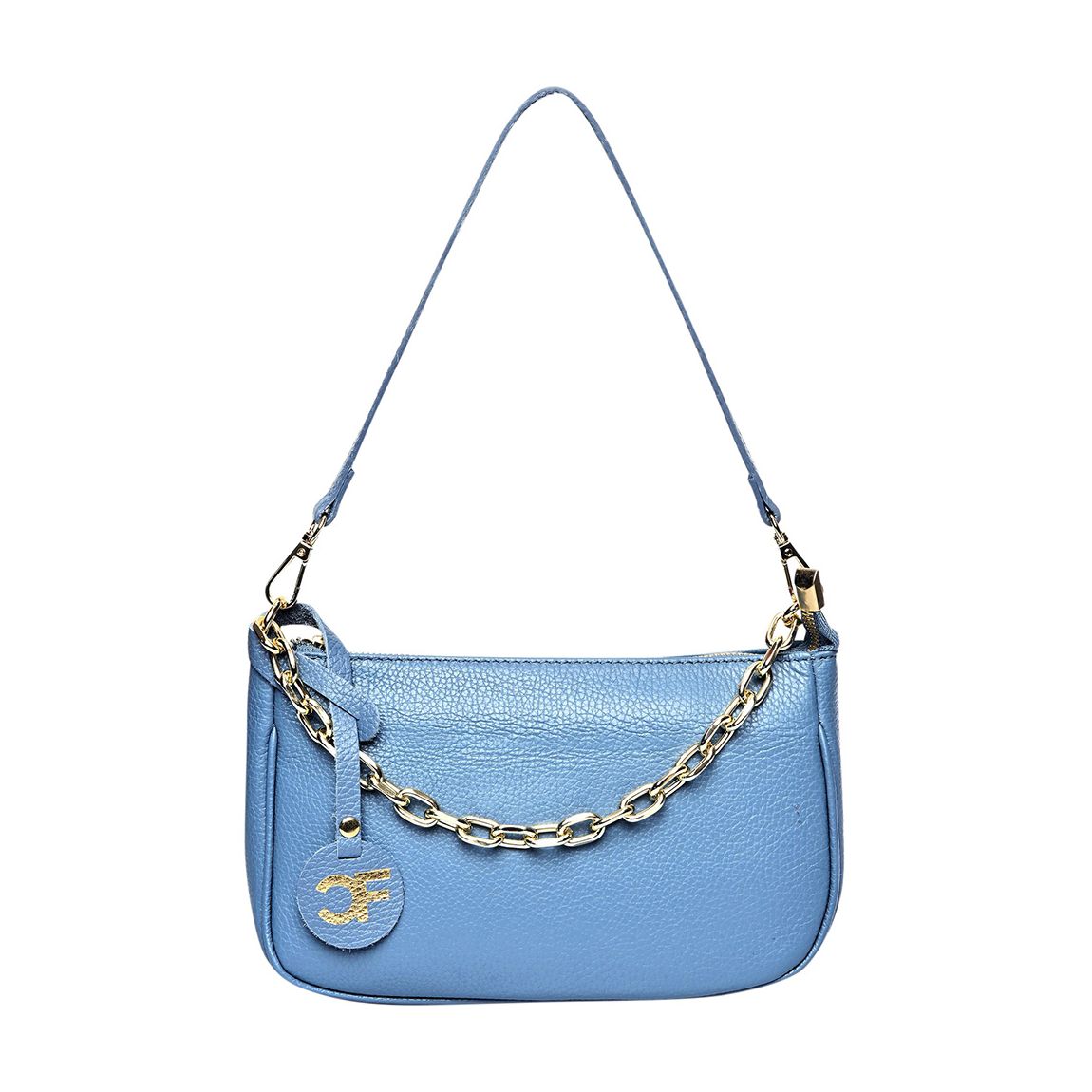 Blue Leather Handbag main product photo