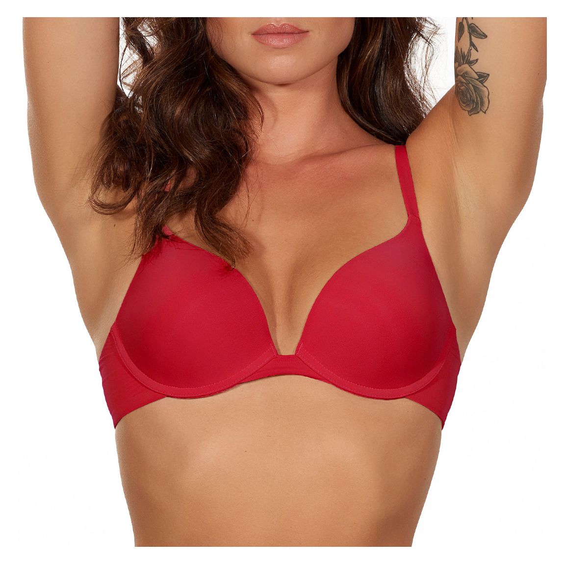 Red Basic Single Boost Bra main product photo
