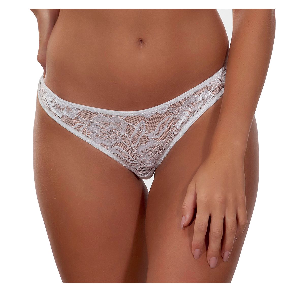 White String Lace Brief main product photo