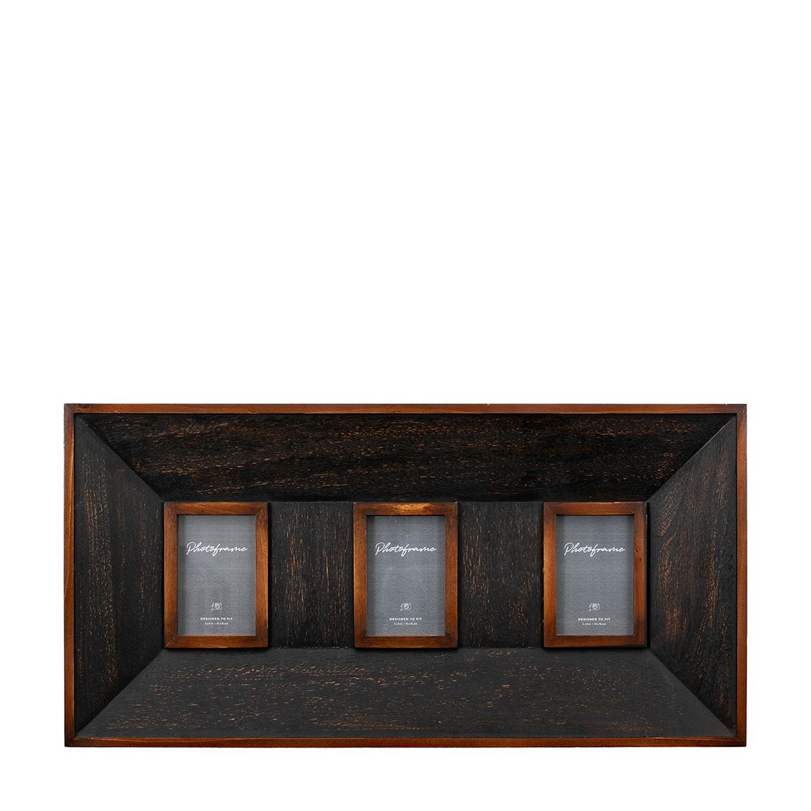 Strand Frame 4x6inch 3 Aperture Black main product photo