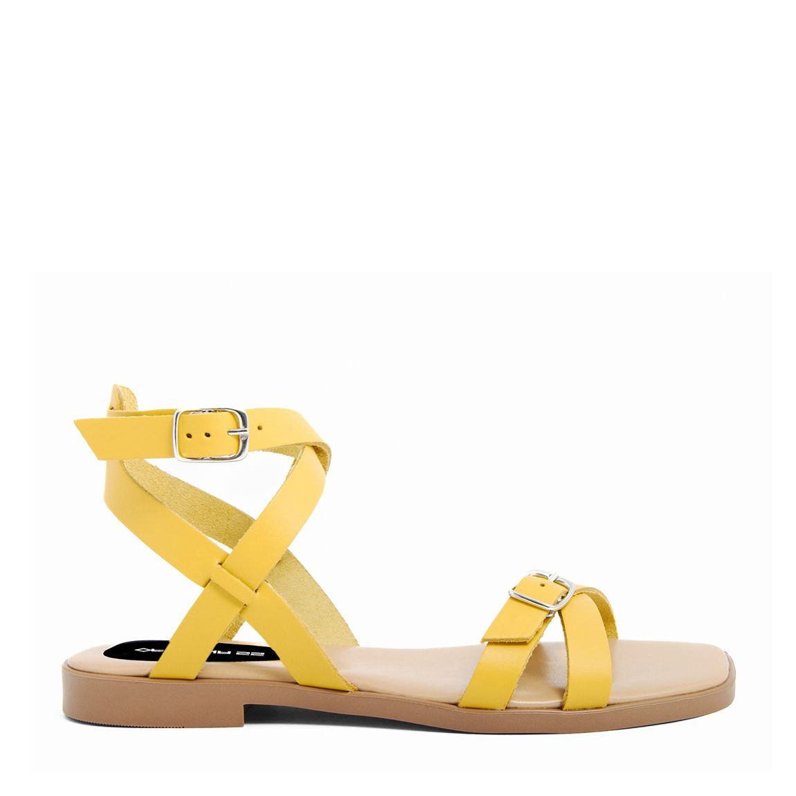 Yellow Flat Sandal main product photo