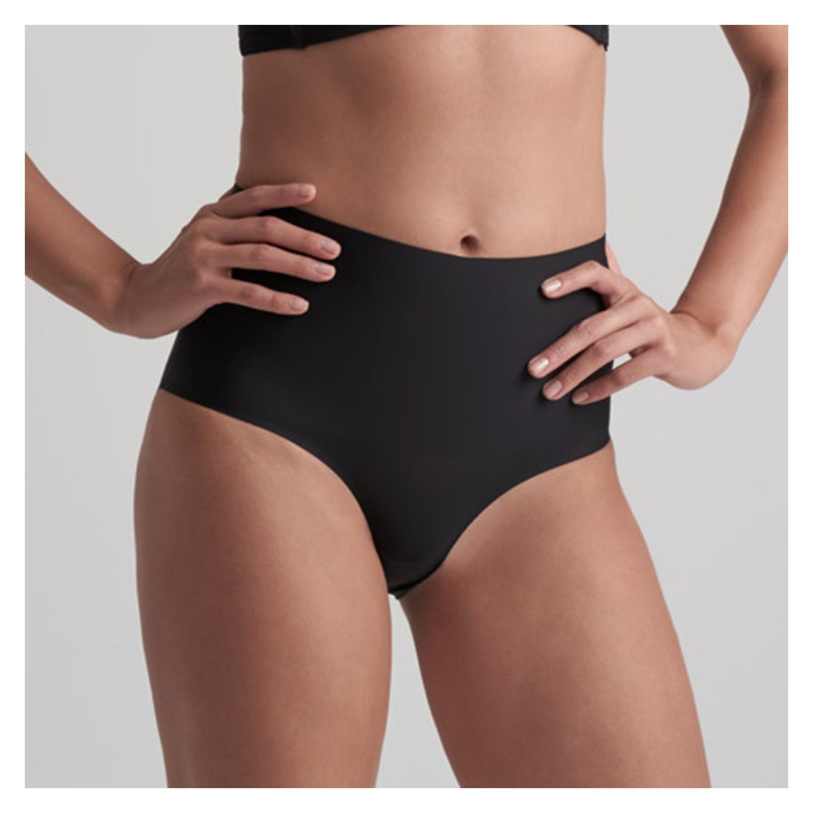 Black Waist Control Brief main product photo