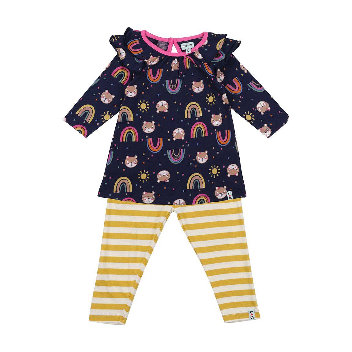 Rainbow Dress and Legging Set main product photo