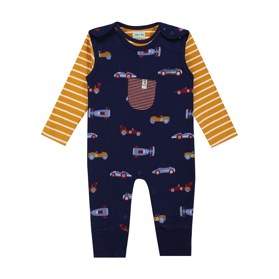 Cars Jersey Dungaree Set main product photo