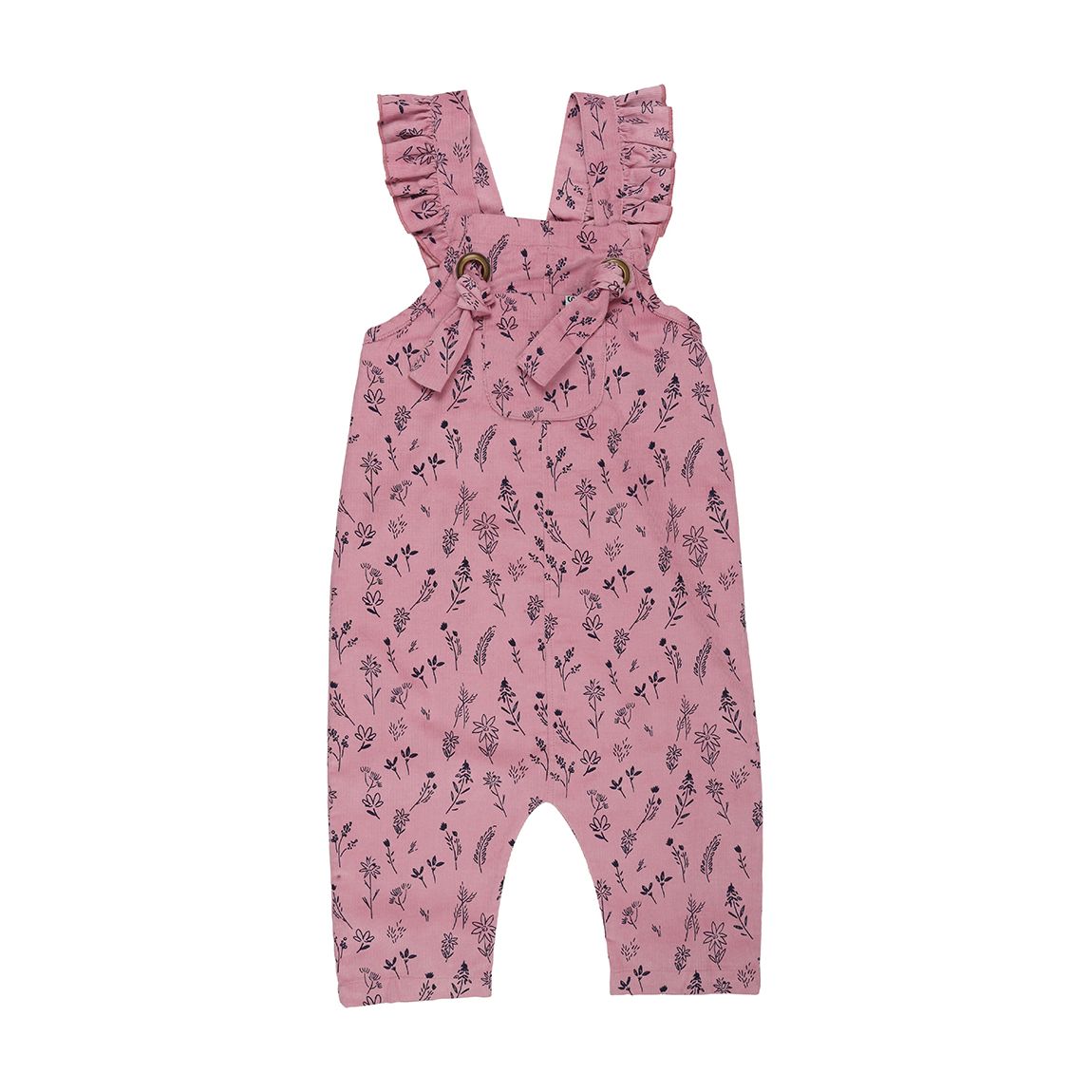 Pink Floral Cotton Dungaree main product photo