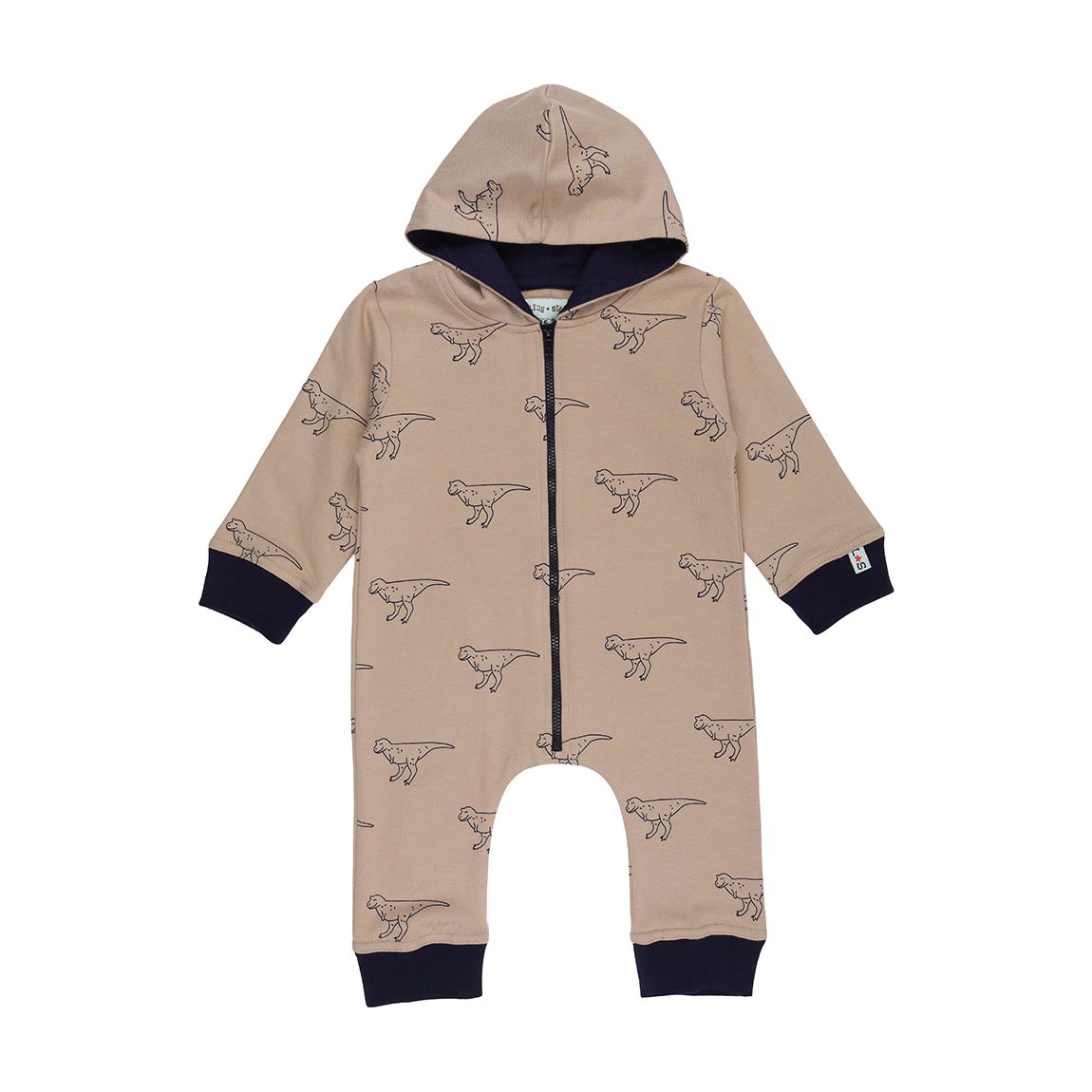 Brown Hodded Dino Outersuit main product photo