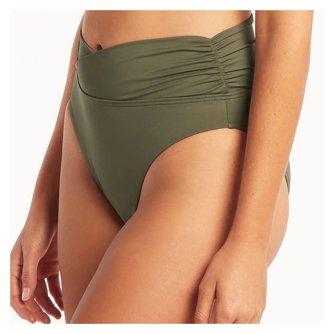 Green Essentials Wrap High Waist Bikini Brief main product photo