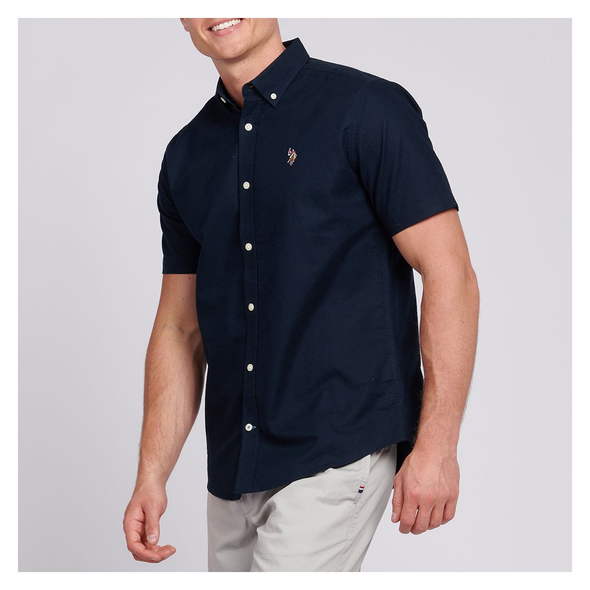 Oxford SS Shirt Dark Sapphire Navy S main product photo