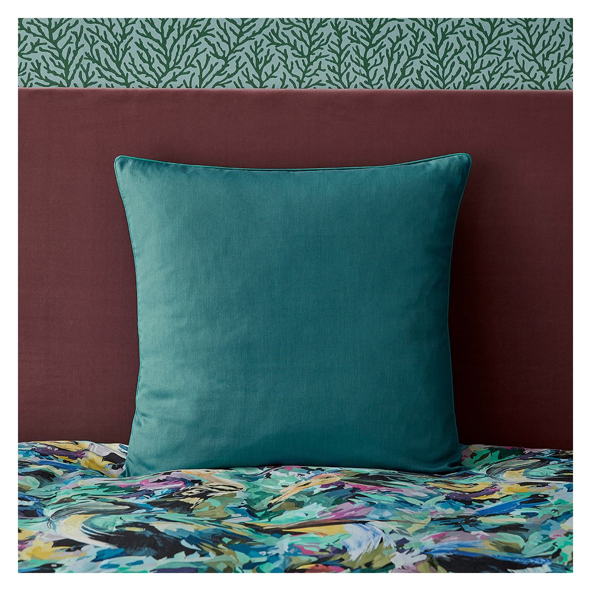 Dance Of Adornment Square Pillowcase, Wilderness main product photo