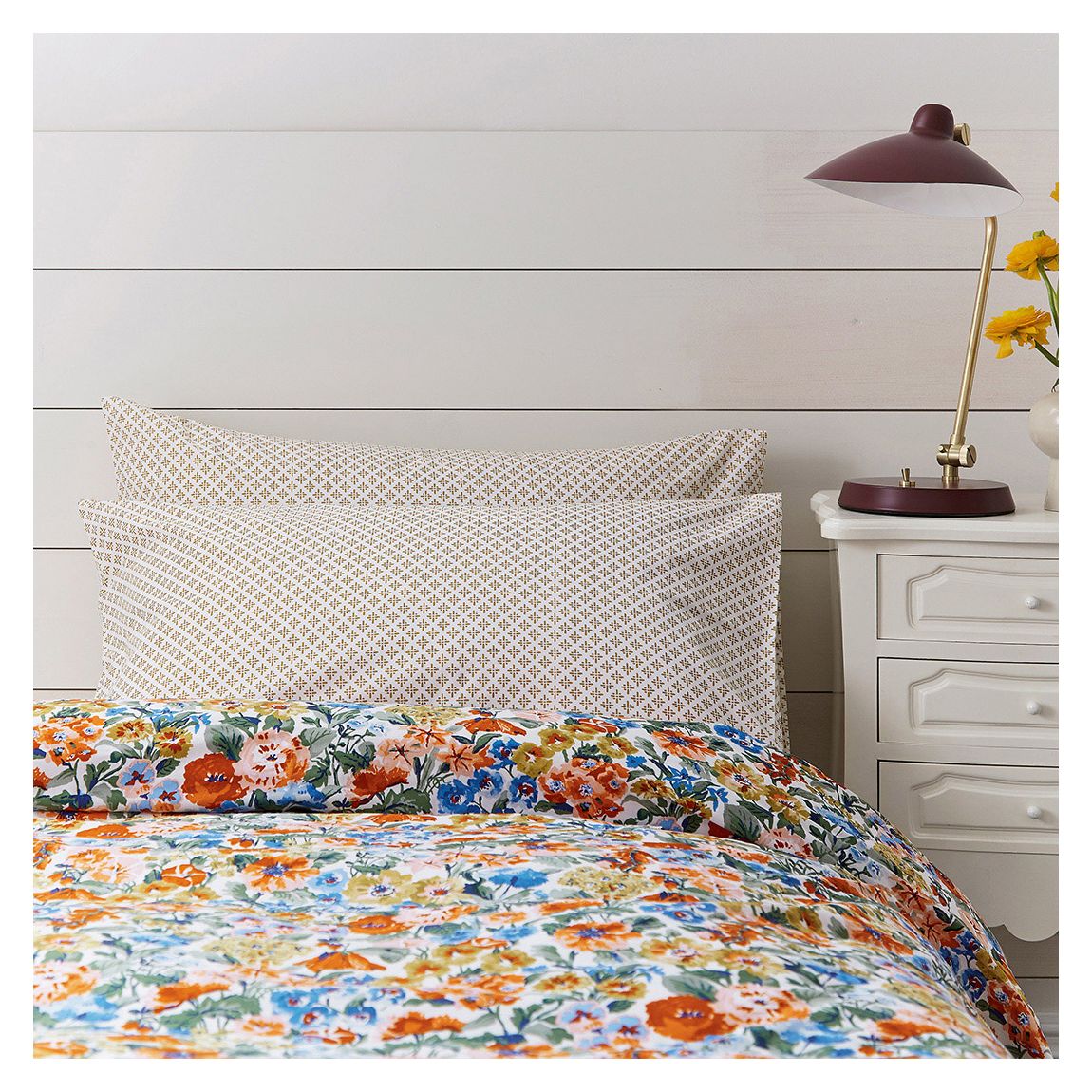 Bunbury Standard Pair of Pillowcases, Multi main product photo