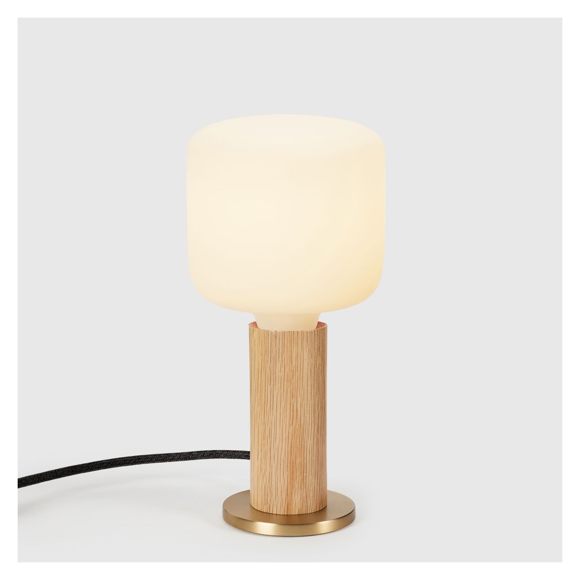 Oak Knuckle Table Lamp with Oblo main product photo