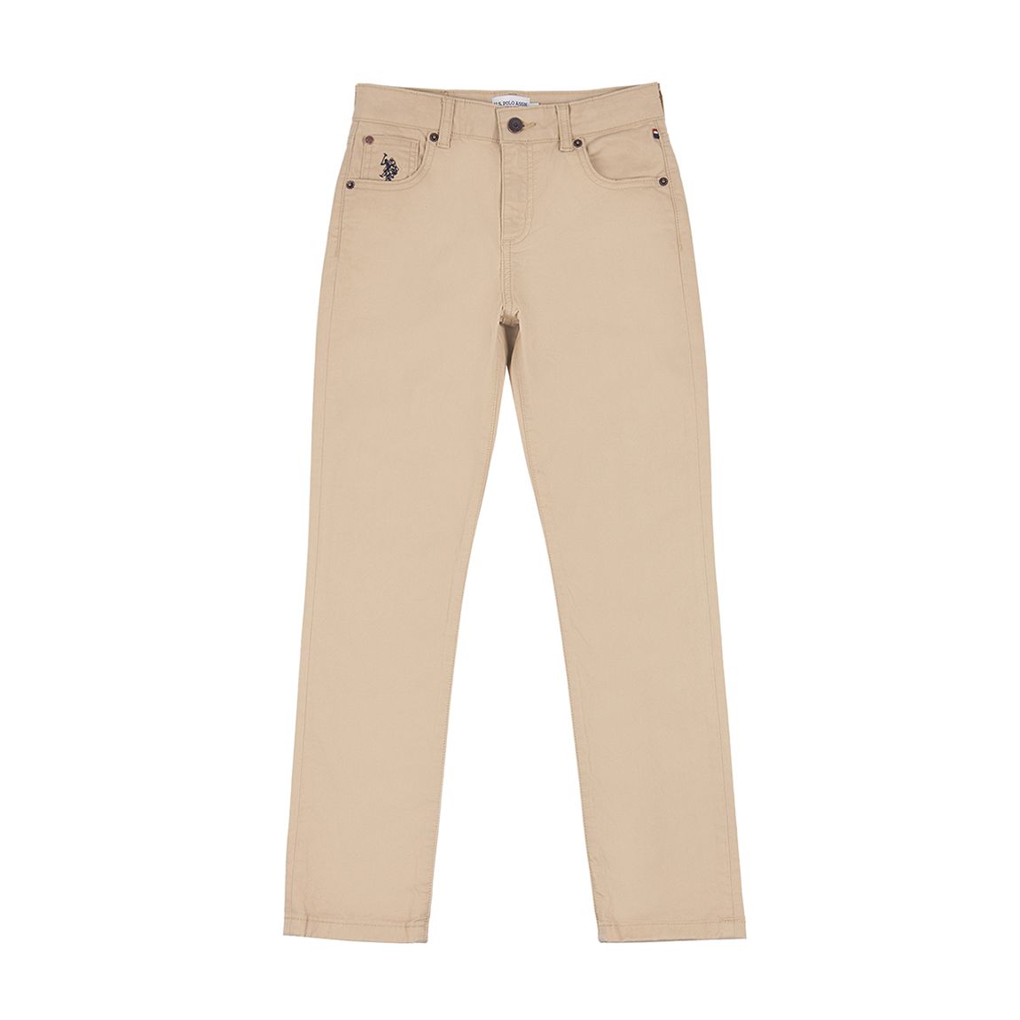 Boy's Beige Core Cotton Blend Trousers main product photo