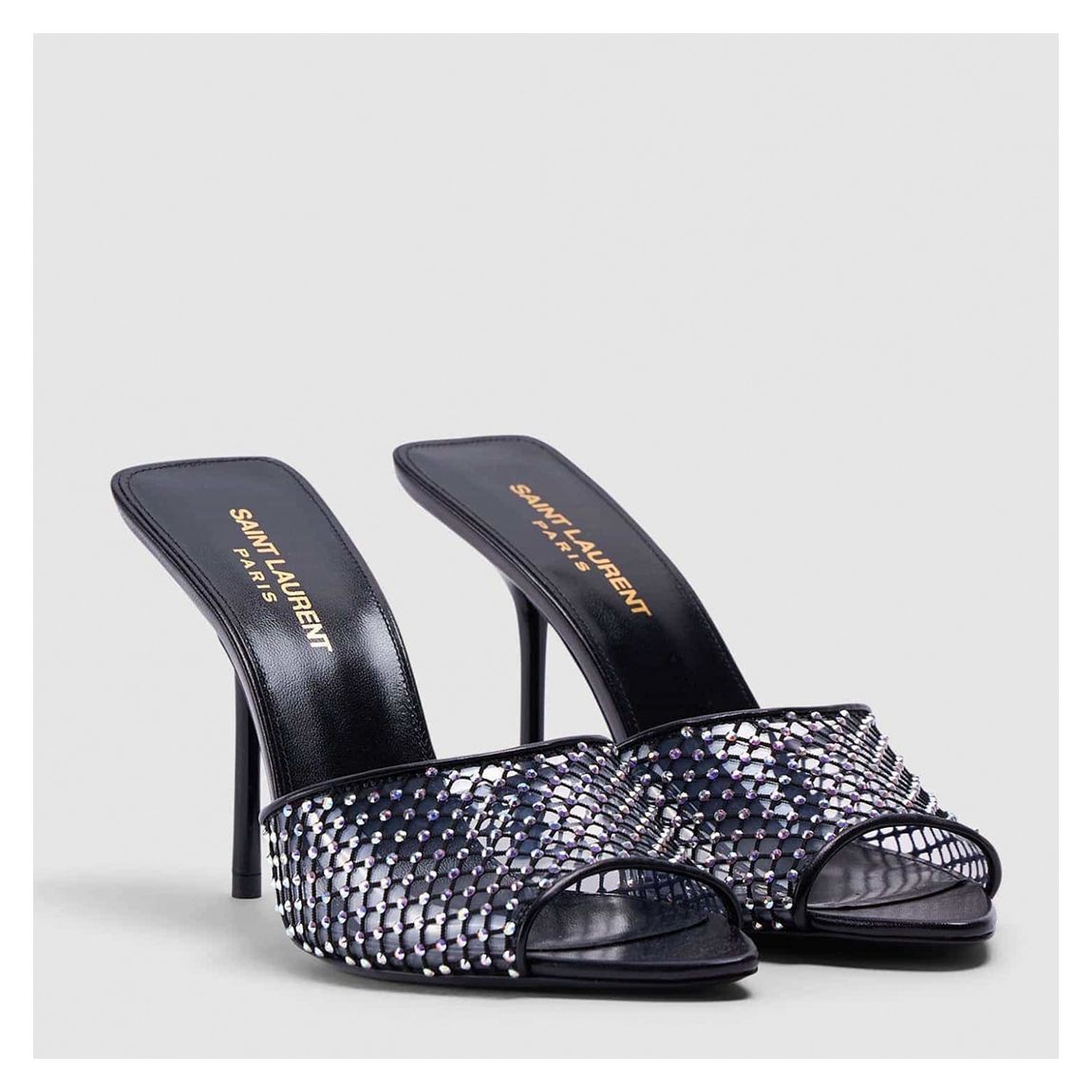 Black Luz 95 Heeled Mules main product photo