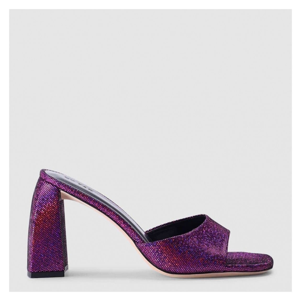 Pink Michele Mule Heeled Sandals main product photo