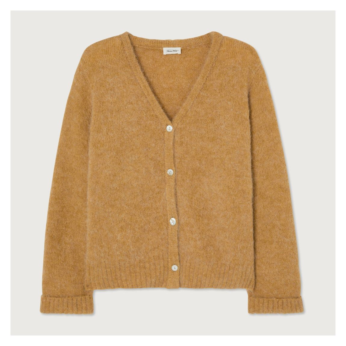 Camel East Wool Blend Cardigan main product photo