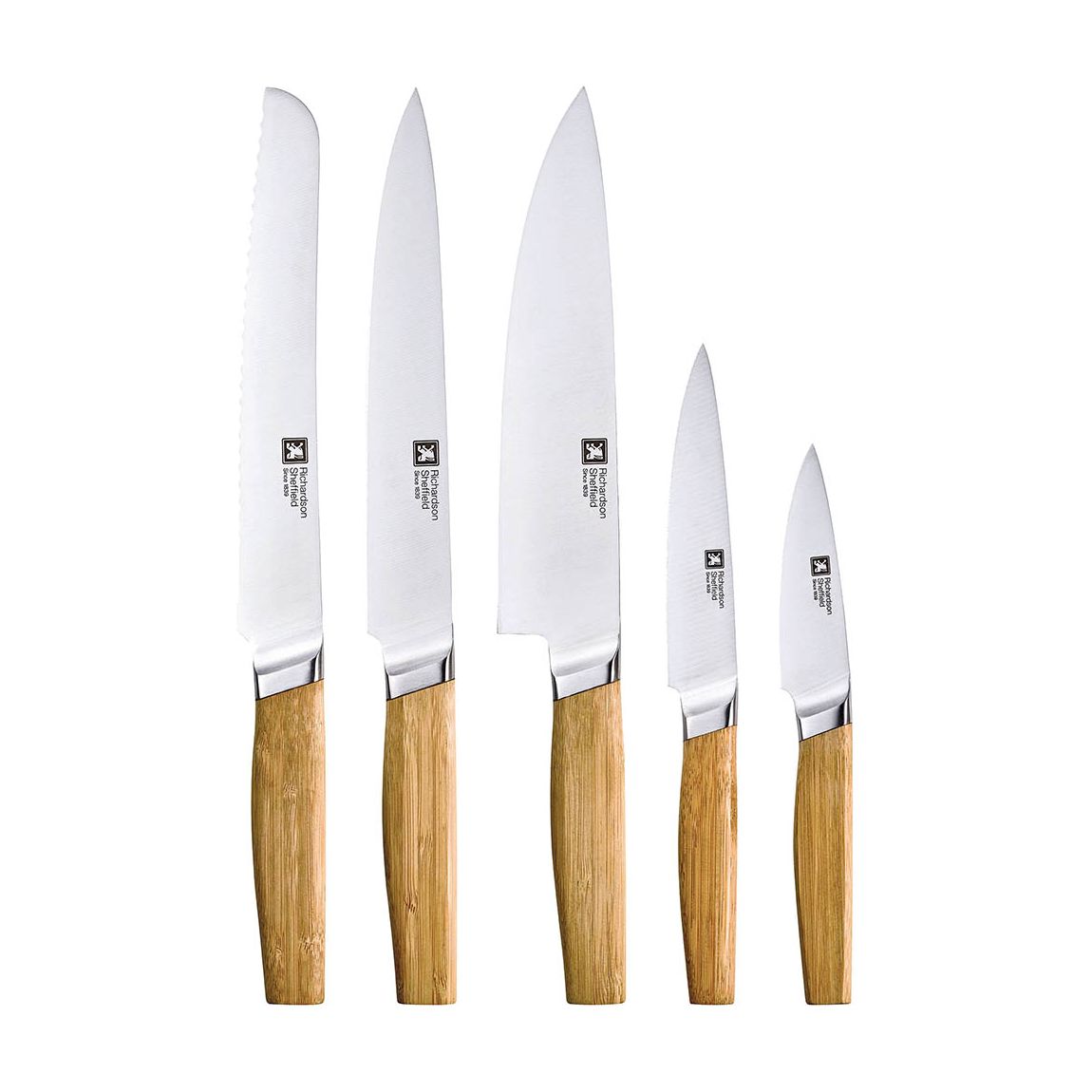 Nomad 5pc Knife Block - Wooden - Magnetic main product photo