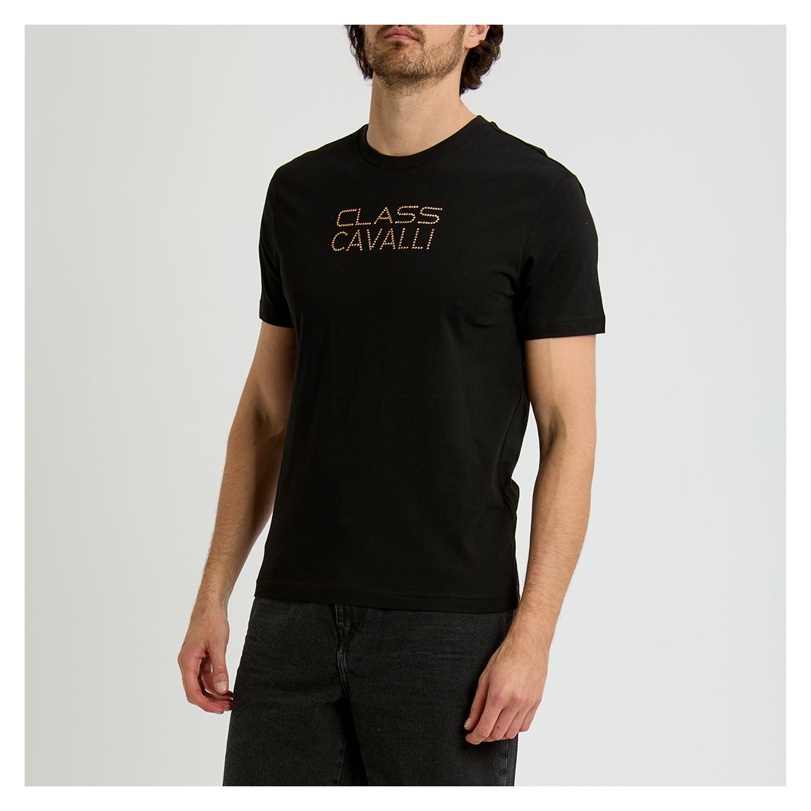 Black Chest Logo Cotton T-Shirt main product photo