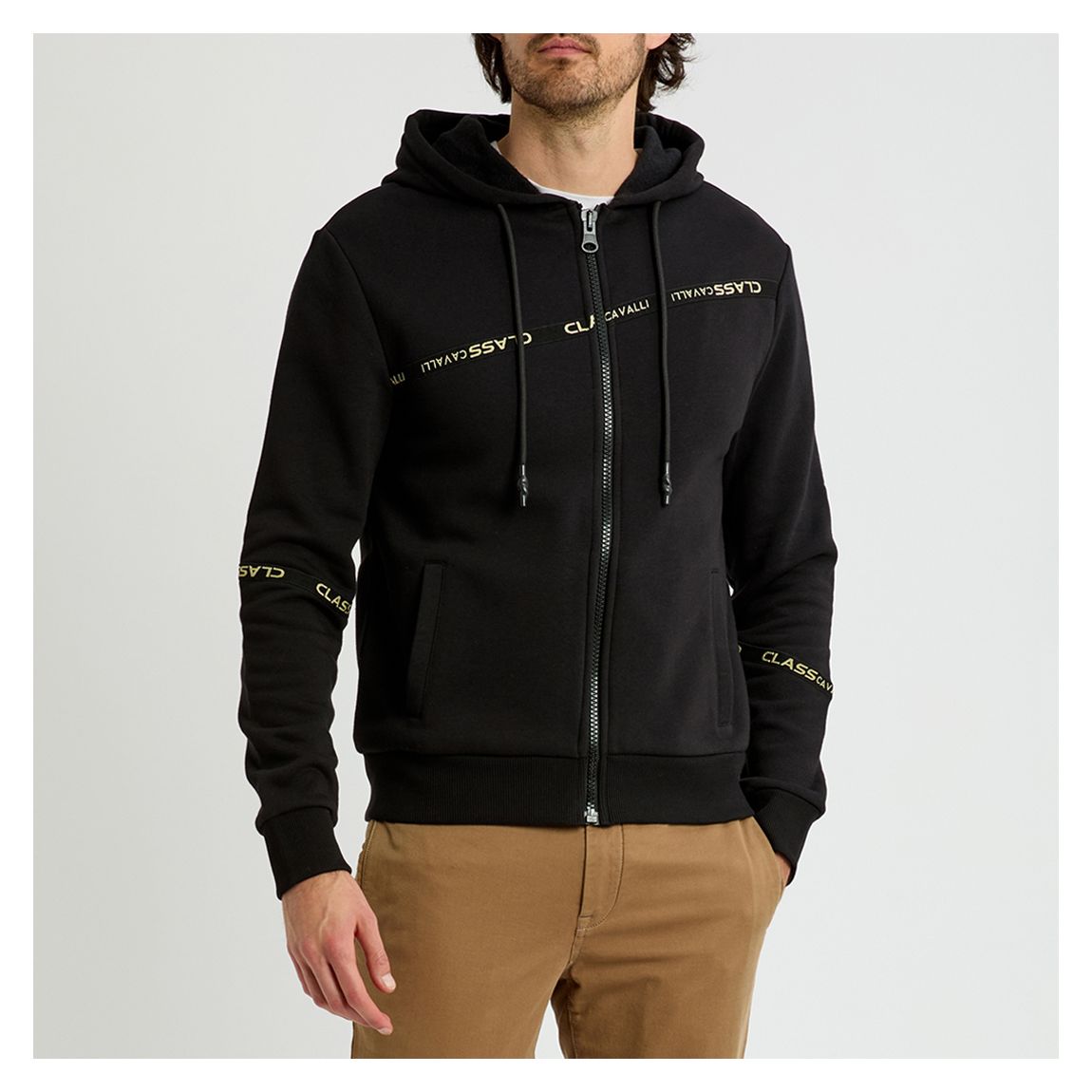 Black Zip Up Hoodie main product photo