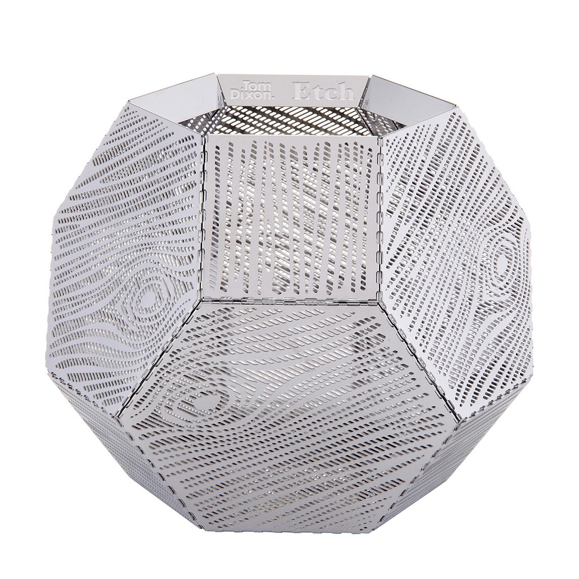 Etch Tea Light Holder, Stainless Steel main product photo
