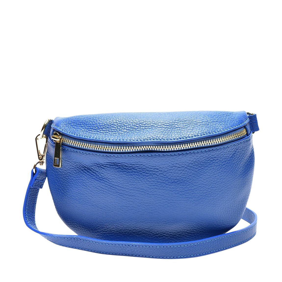 Blue Leather Waist Bag main product photo