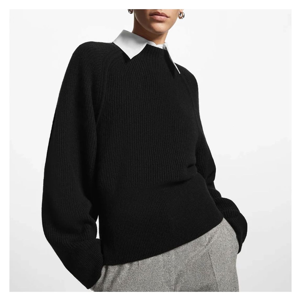 Black Thrillington Cashmere Blend Jumper main product photo