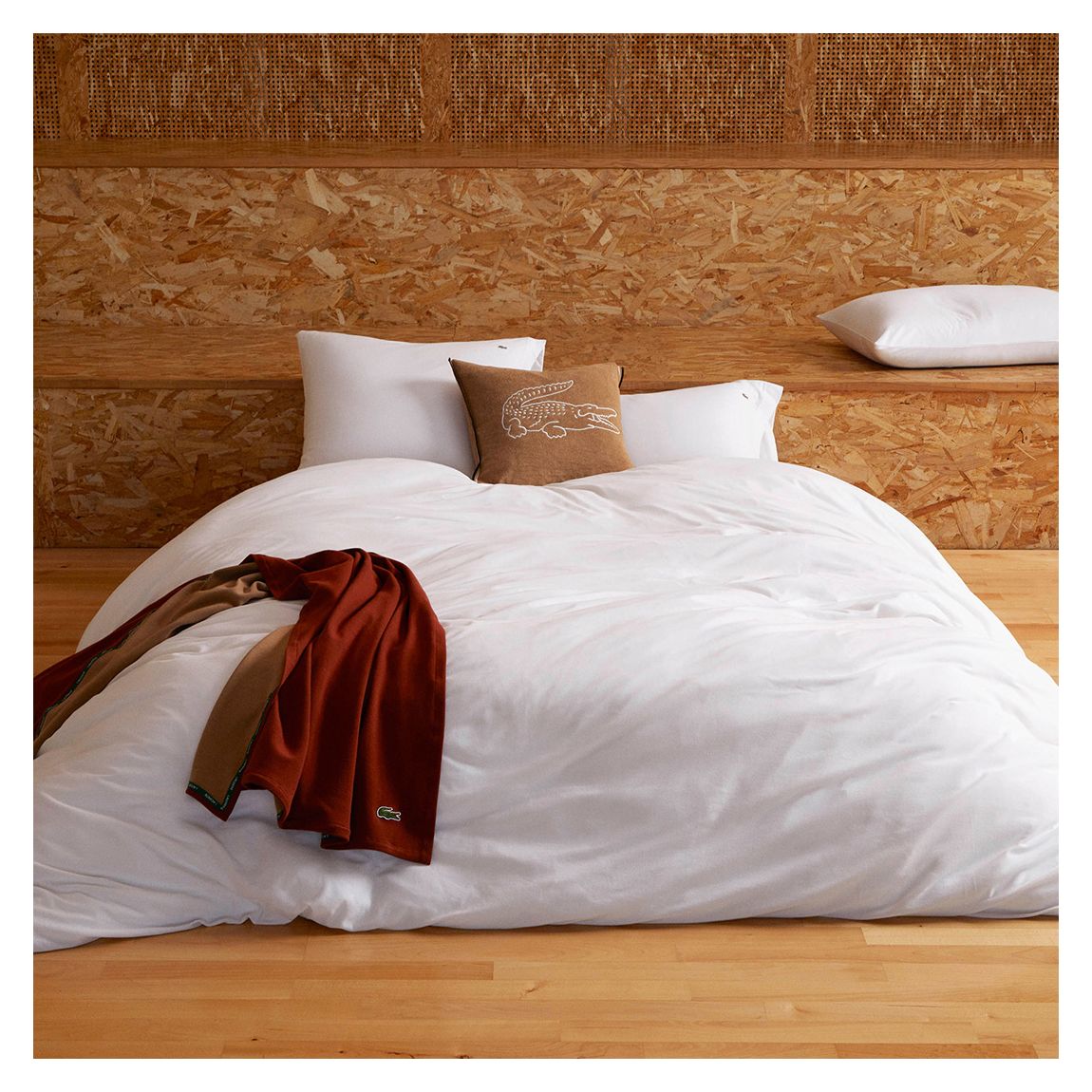 Pique 10 Blanc Superking Duvet Cover main product photo