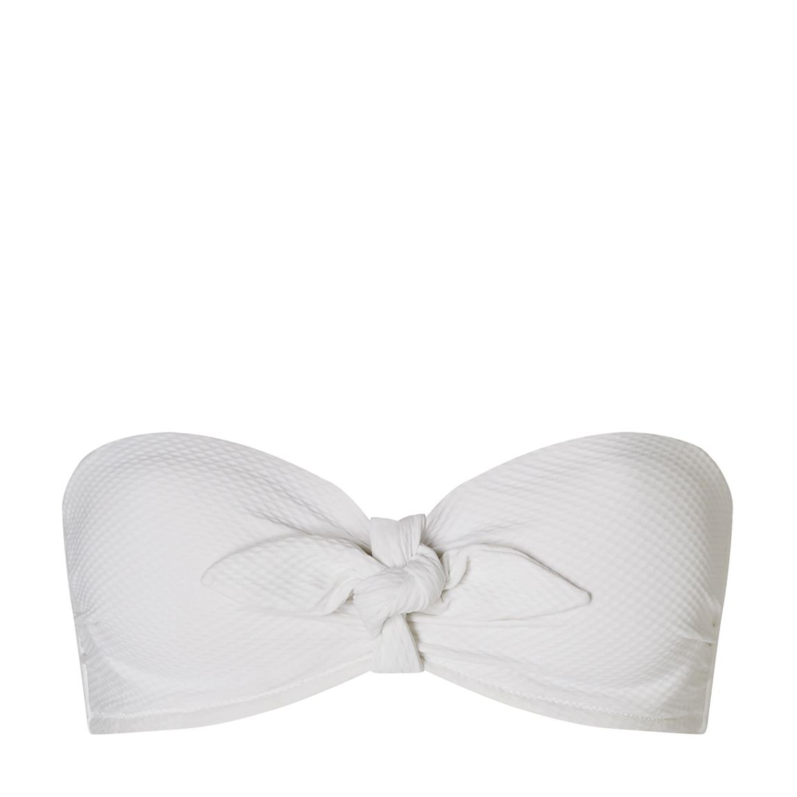 White Antibes Bow Bandeau Top main product photo