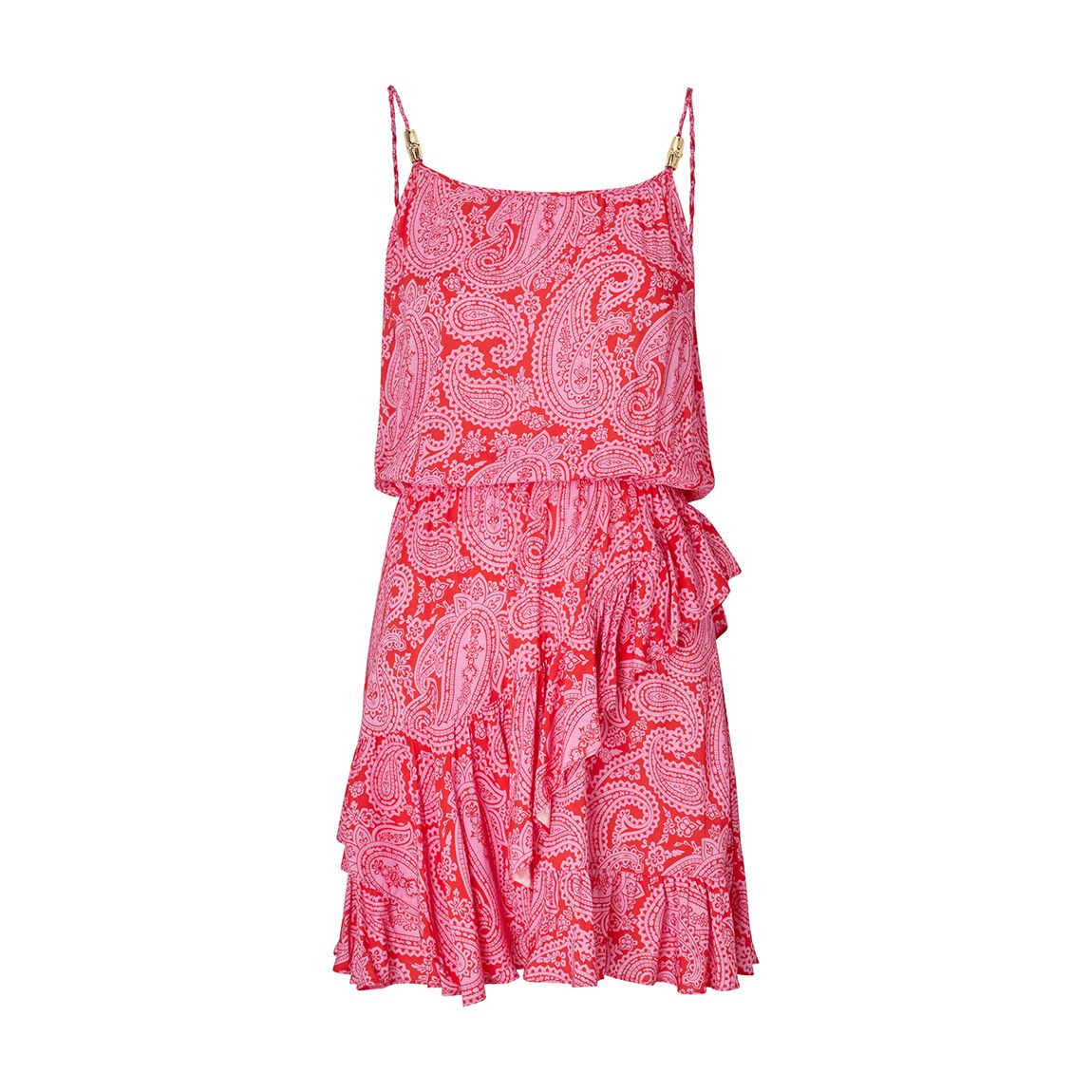 Red Tangier Mini Frill Dress main product photo