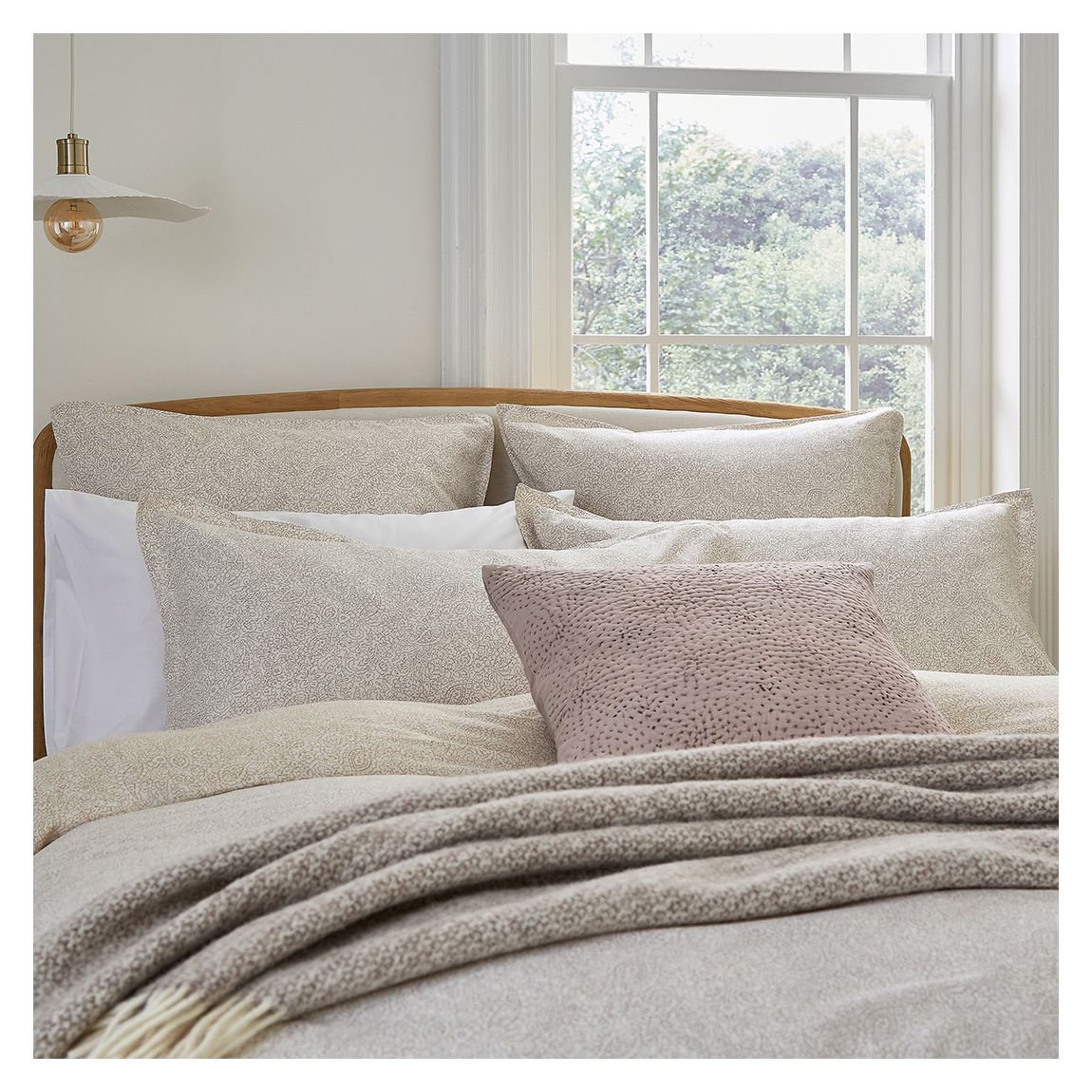 Florin Double Duvet Cover Set, Heather main product photo