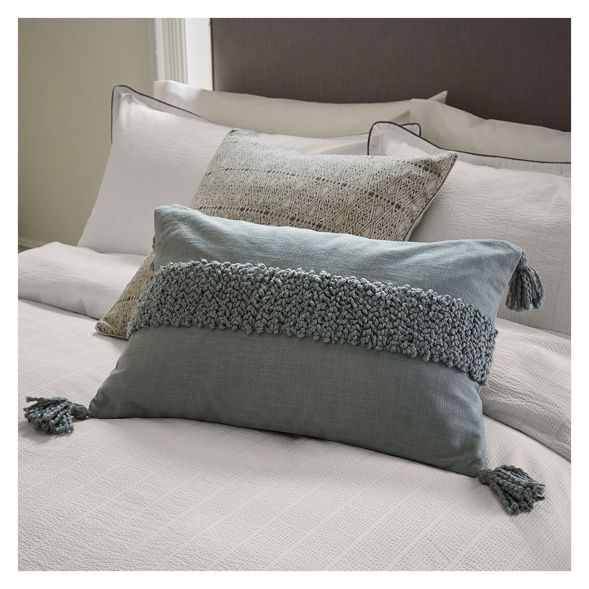 Daru Cushion, Grey main product photo