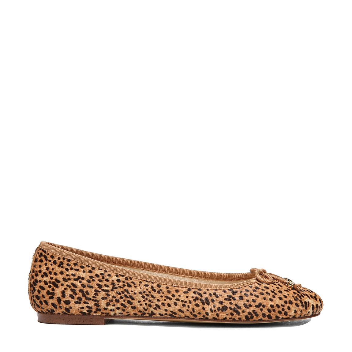 Leopard Leather Felicia Ballet Flat main product photo