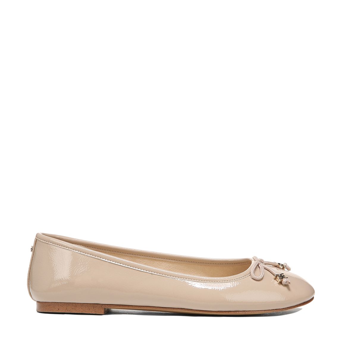 Beige Leather Felicia Ballet Flat main product photo