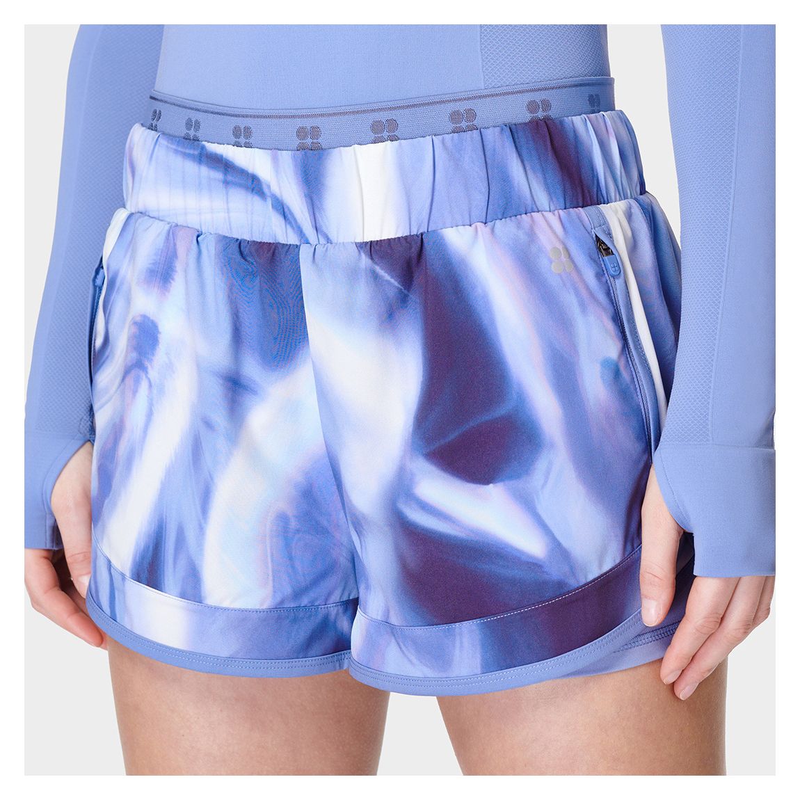 Blue On Your Marks 4 Inch Running Shorts main product photo