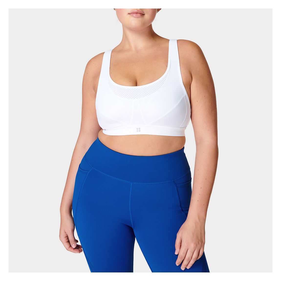 White Ultra Running Bra main product photo