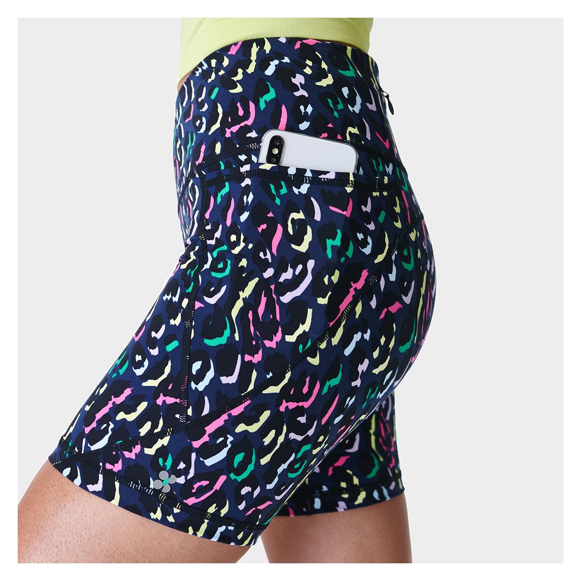 Blue Power 6 Inch Biker Shorts main product photo