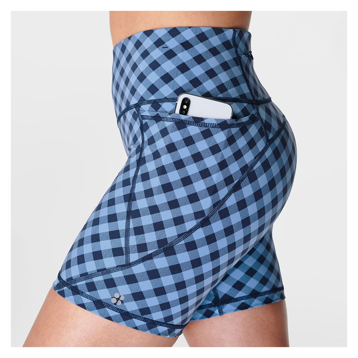 Blue Power 6 Inch Biker Shorts main product photo