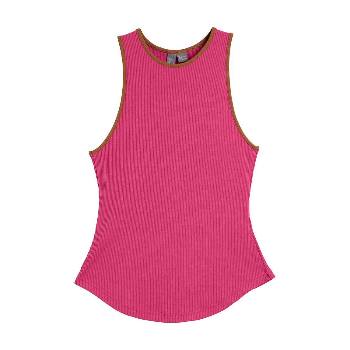 Pink Harper Racer Rib Tank main product photo