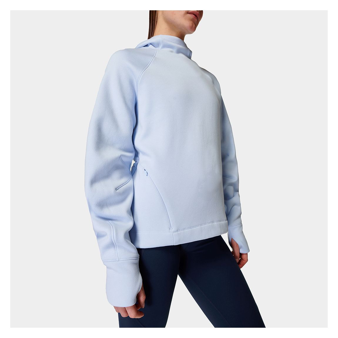 Blue Warm Up Hoodie main product photo