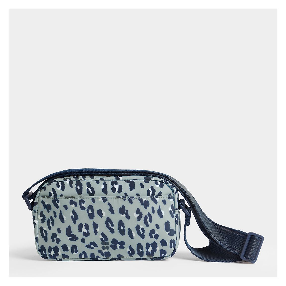 Blue Mini Cheetah Print All Day Crossbody main product photo