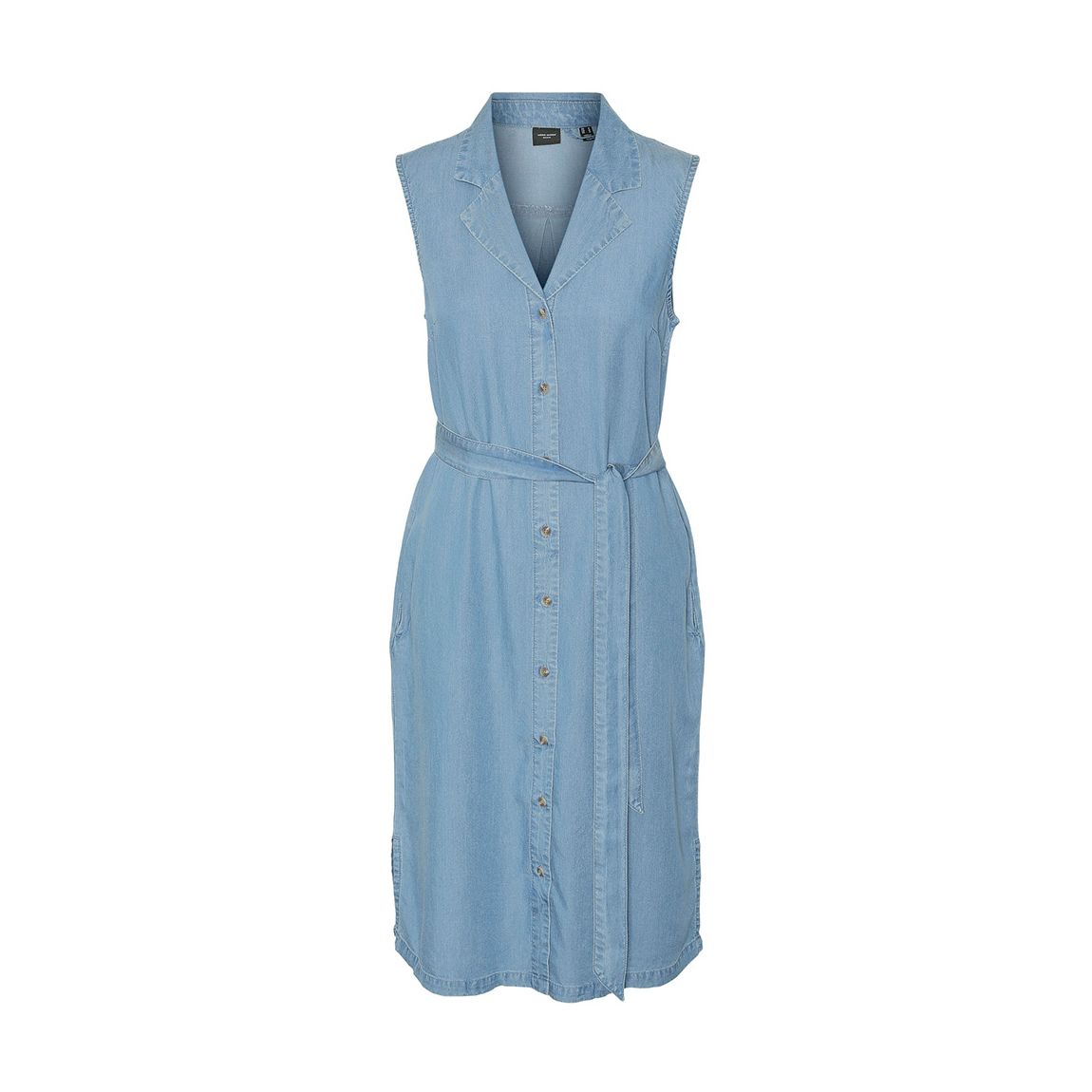 Medium Blue Denim Shirt Dress main product photo