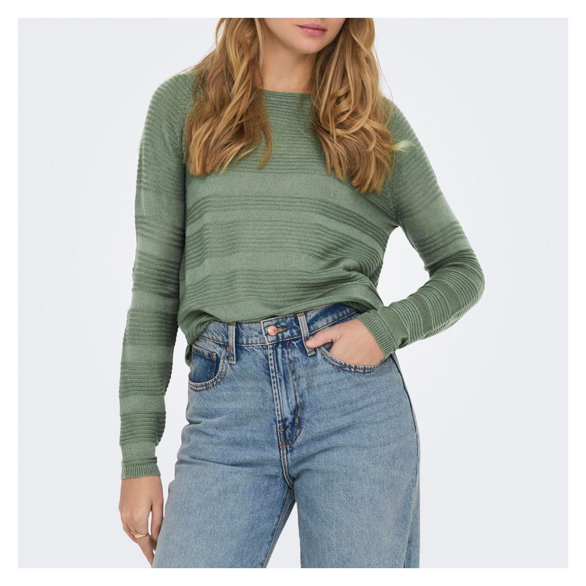 Hedge Green Long Sleeve Pullover main product photo