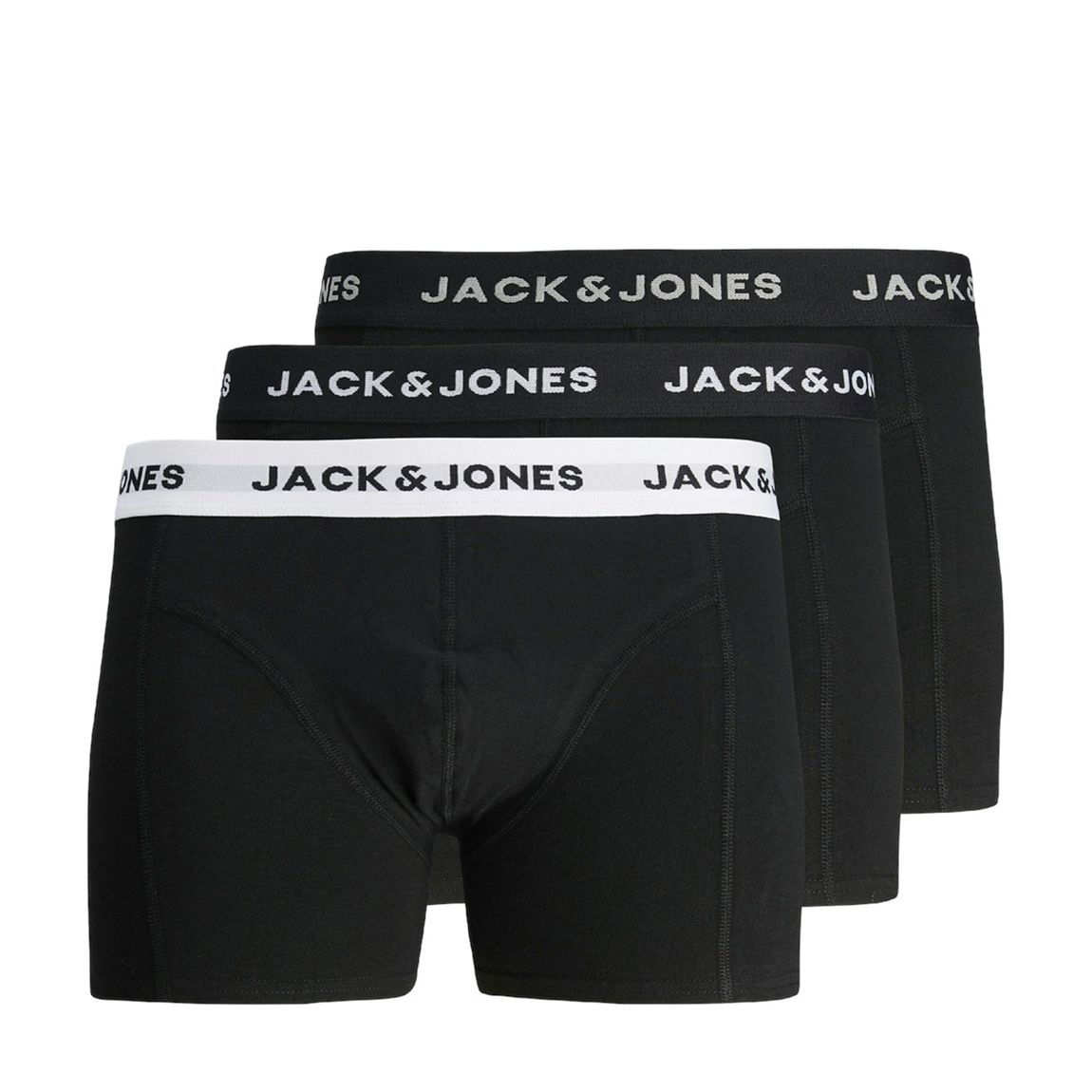 Black 3 Pack Cotton Blend Boxers main product photo