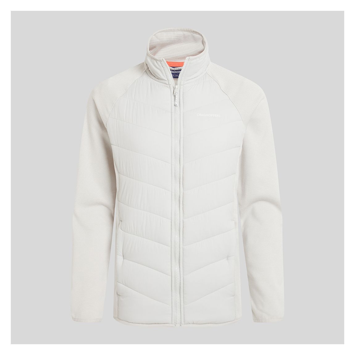 White Carmela Hybrid Jacket main product photo