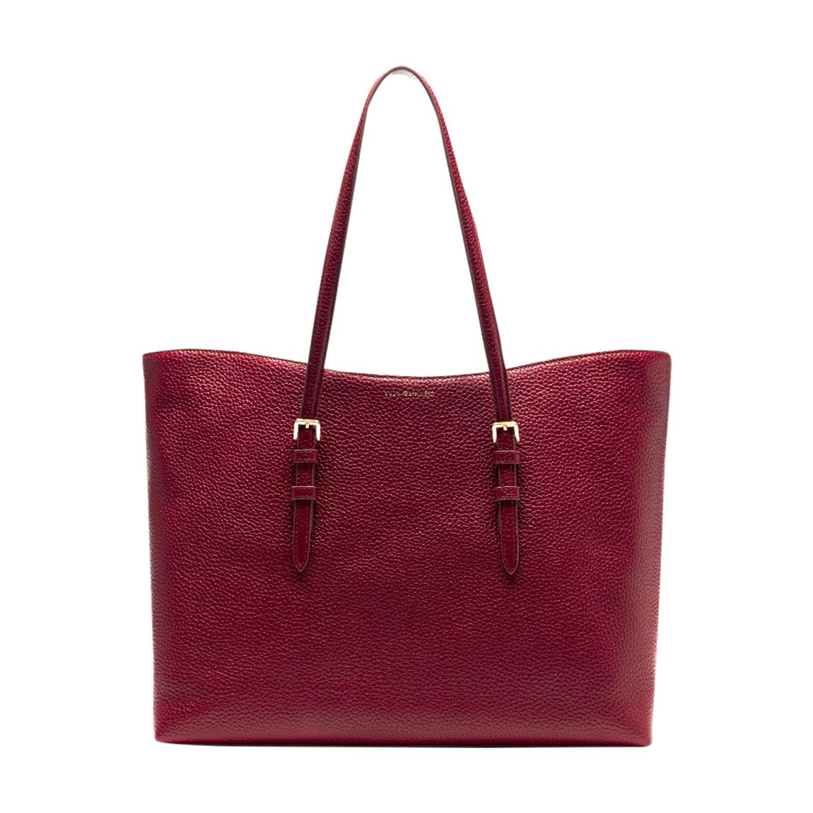 China Red M Reversible Handles Jude Tote Bag main product photo