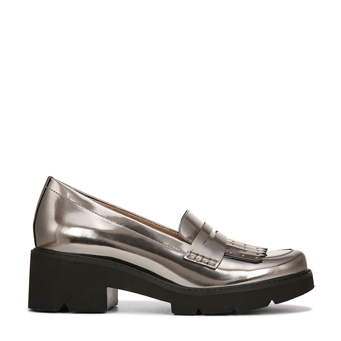 Silver Leather Darcy Loafer main product photo